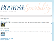 Tablet Screenshot of booksandsensibility.com